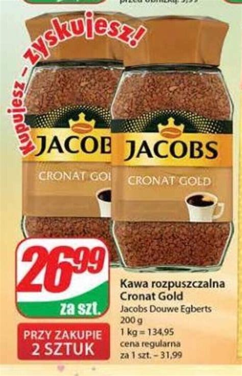 Promocja Kawa Rozpuszczalna Cronat Gold Jacobs G W Dino