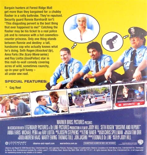 Observe And Report Dvd 2009 Seth Rogen Funny Comedy Region 4 Ebay