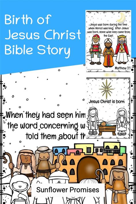 Christmas Nativity Birth Of Jesus Christ Bible Story Bible Stories