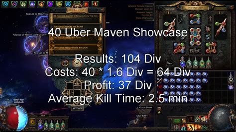 Poe X Uber Maven Loot Breakdown Armour Stacker Juggernaut