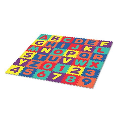 Numbers And Shapes Rubber Eva Foam Puzzle Play Mat Floor 10