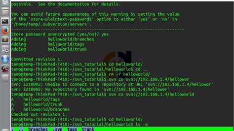 Svn Command Line Tutorial 2 Youtube