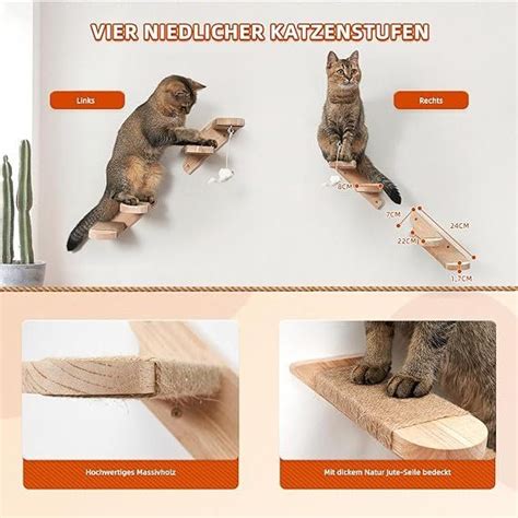 Katzen Kletterwand Set Aus Massivholz Teilig Bis Kg Kaufen Auf