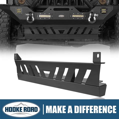 Hooke Road Front Bumper Lower Skid Plate Cover Guards Steel Fit 2007