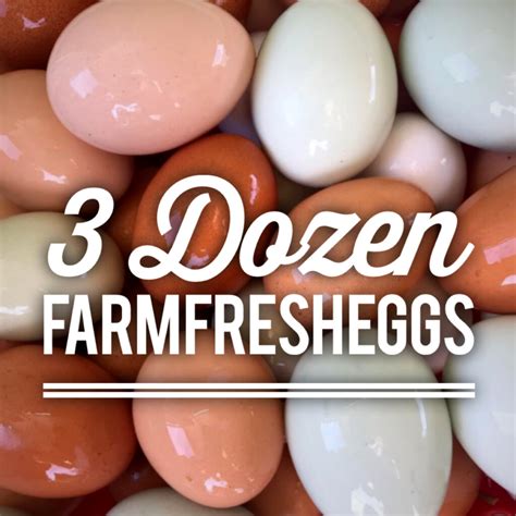 Dozen Farm Fresh Eggs