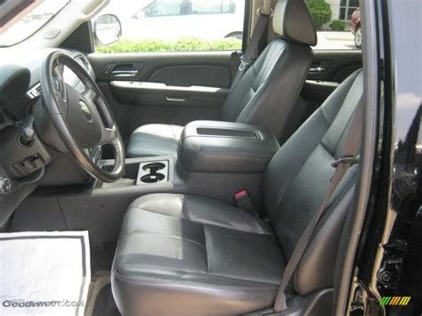 Ebony Interior 2008 Chevrolet Avalanche Z71 4x4 Photo 50294799