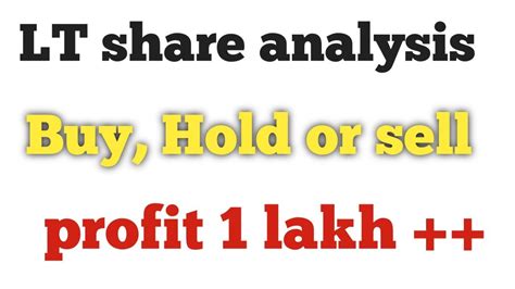 Lt Share Analysis Today Lt Share News Larsen And Toubro Share Target