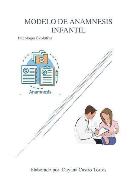 Modelo De Anamnesis Ni Os Dayana Castro Torres Udocz