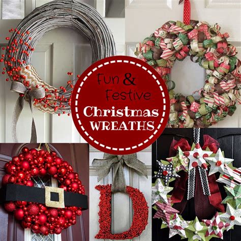 CreativeSteph13 Fun Festive Christmas Wreaths That You Can Make