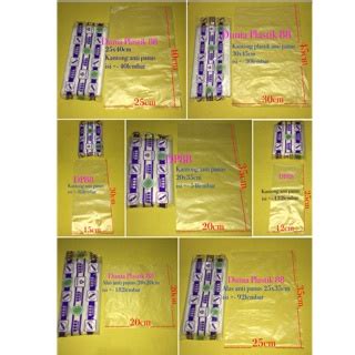 Jual Isi225gram Kantong Alas Sheet Lembaran Plastik Buram ANTI PANAS