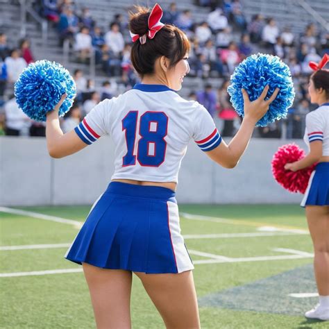 Hot Ass And Thick Thighs Images Of A Energetic Cheergirls AIHotassFactory