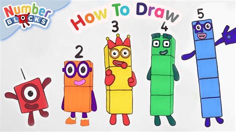 How To Draw The Numberblocks Nanoxd