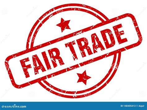 Fair Trade Stamp Stock Vector Illustration Of Template 148405413