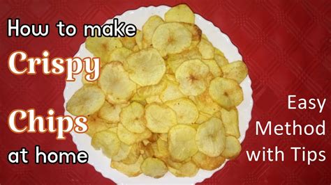 Crispy Potato Chips Recipe How To Make Crispy Potato Chips At Home Youtube