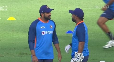 CricketMAN2 On Twitter Indian Captain Rohit Sharma And Rishabh Pant