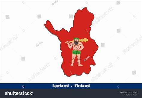 Lapland Flag - Regions of Finland - Royalty Free Stock Vector ...