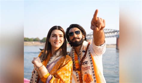 Kriti Sanon Shares Varanasi Ganga Ghats Moments With Ranveer Singh