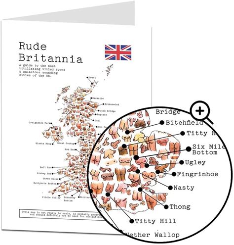 Limalima Funny Birthday Card For Men Women Rude Britannia Perfect