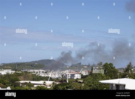 Saturday May 18 2024 Noumea Fire Still Ongoing In Normandy One