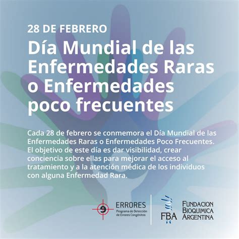 28 de febrero Día Mundial de las Enfermedades Raras FBA