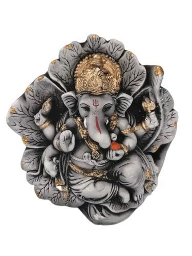 Handicraft Eco Friendly Maratha Pagdi Ganesha Statue Colorful Indian