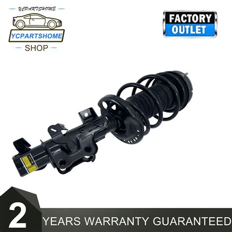 Pair Front Shock Struts Assys ADS Fit Mercedes W218 W212 CLS63 E63 AMG