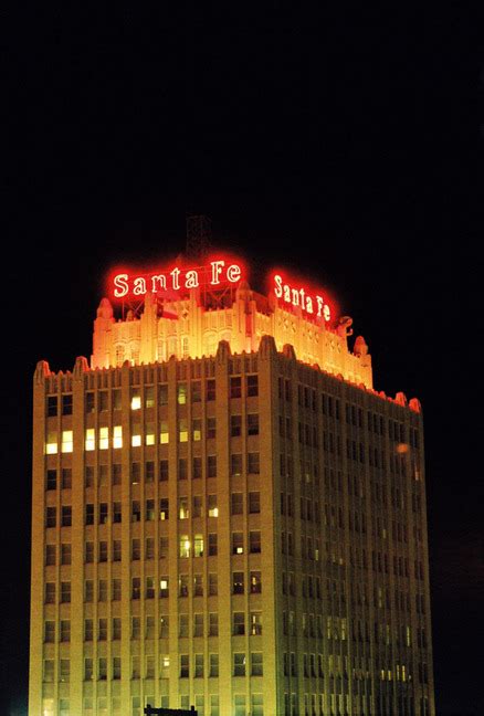 Amarillo Tx Santa Fe Building At Night Photo Picture Image Texas