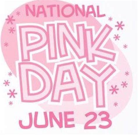 It's National Pink Day!