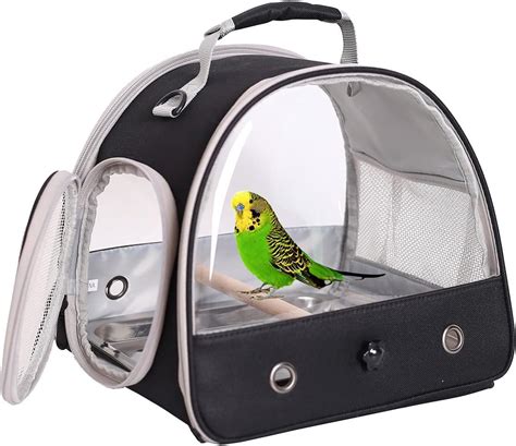 Bird Travel Carrier Portable Small Bird Parrot Parakeet