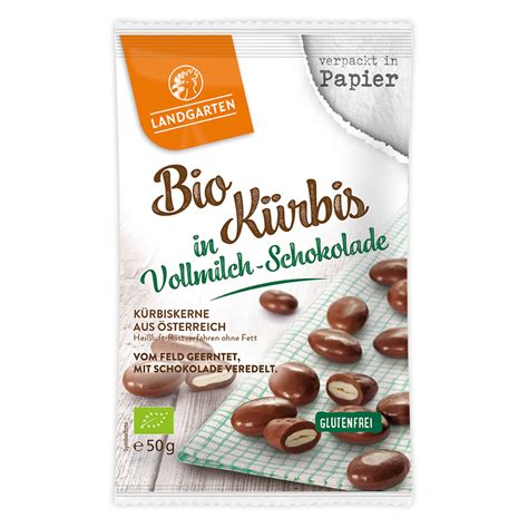 Bio Kürbis in Vollmilch Schokolade fairtonext