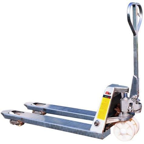 2000kg Rated Manual Hand Pallet Jack Truck Galvanised Standard Noblelift