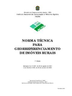 NORMA TÉCNICA PARA GEORREFERENCIAMENTO norma t 201 cnica para