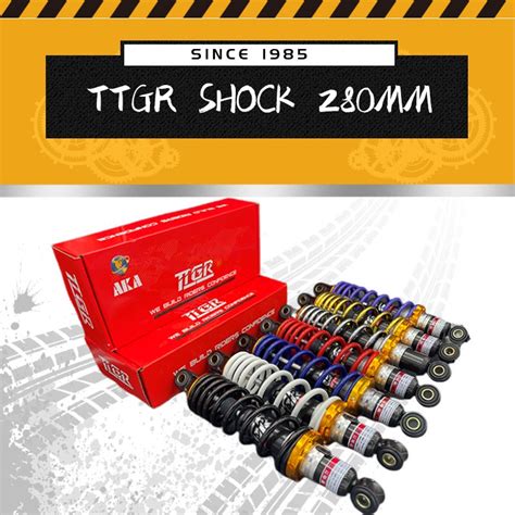 Yamaha TTGR Rear Shock Set 280MM 2Pcs XRM WAVE SMASH SHOGUN VEGA