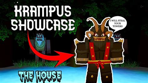 Krampus Tower Showcase The House Td Roblox Youtube