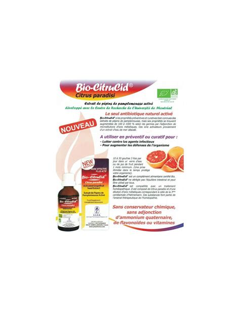 Bio Citrucid Antiseptique Naturel L Extrait De P Pin De Pamplemousse