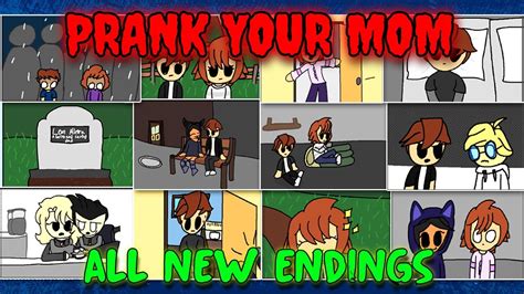 Prank Your Mom All New Endings [roblox] Youtube