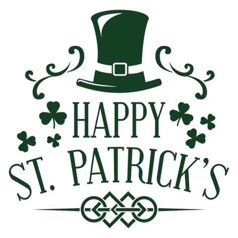 Hat St Patrick Emblem Png And Svg Design For T Shirts