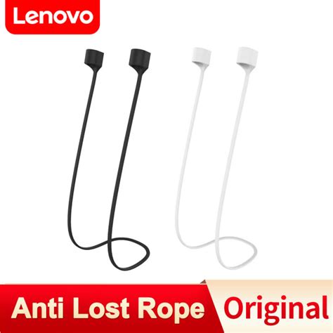 สายคล้องป้องกันการสูญหายของ Lenovo เชือกคอแขวน Silikon Headset นุ่ม