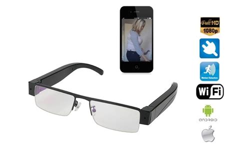 Wifi Glasses Hidden Spy Camera With Full Hd P2p Live Video Transmission Cool Mania