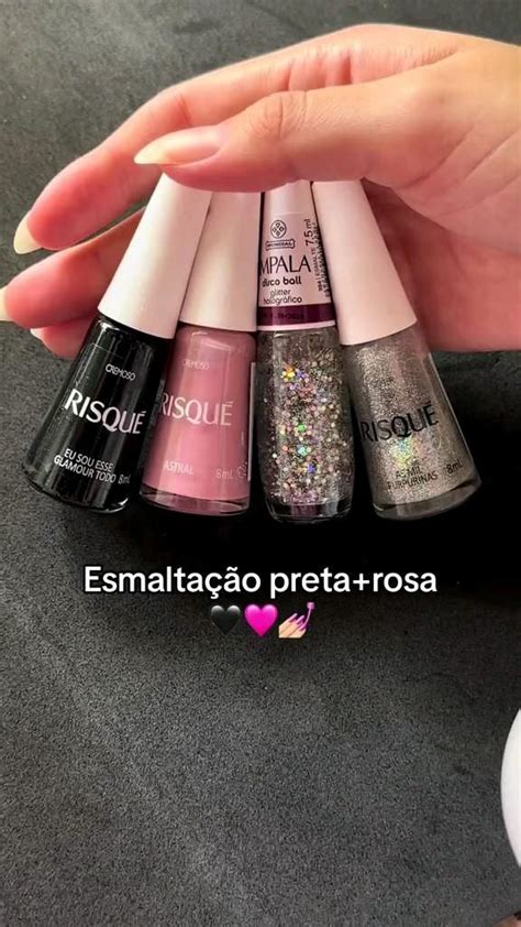 Pin De Brilho E Charme Em Pins Criados Por Voc Em Unhas