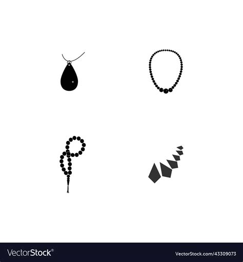 Necklace logo Royalty Free Vector Image - VectorStock