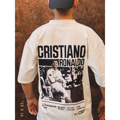 Blusa Cristiano Ronaldo - Camiseta Oversized Masculina Cristiano Ronaldo CR7 Atlético Blusa ...