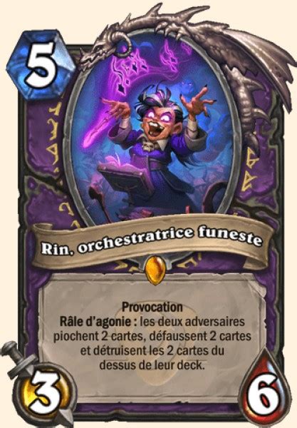 Rin Orchestratrice Funeste Carte L Gendaire Pour D Moniste