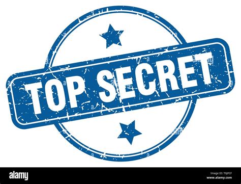 Top Secret Round Grunge Isolated Stamp Stock Vector Image Art Alamy