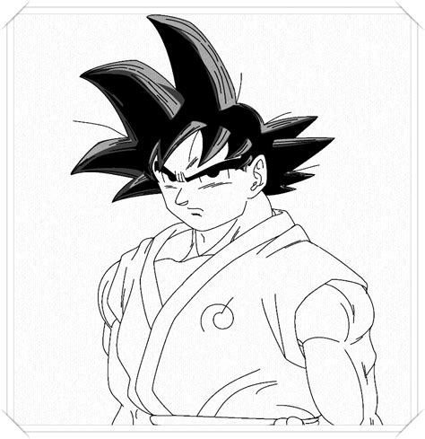 Dibujos De Goku Black Para Colorear