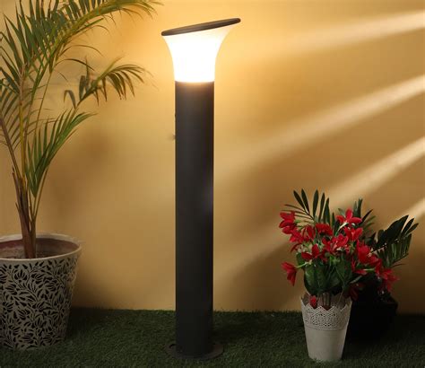 Buy Aluminium Grey Outdoor Lighting Bollard Lighting Online In India At