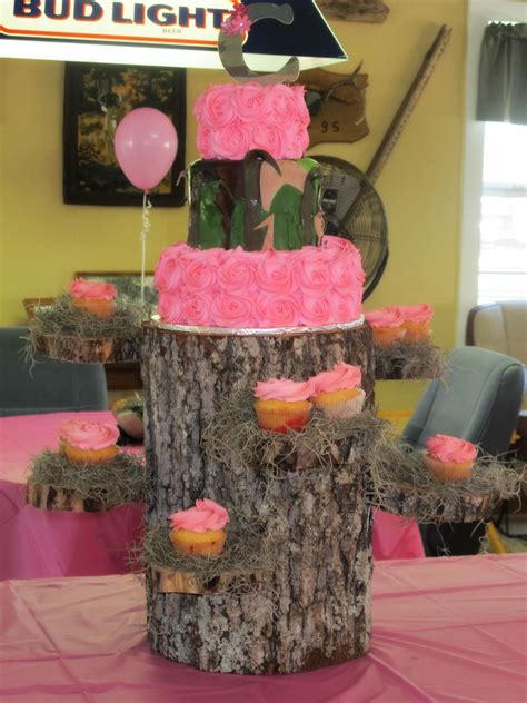 Claire S Duck Commander Birthday Cake Pink And Camo Instead Of The