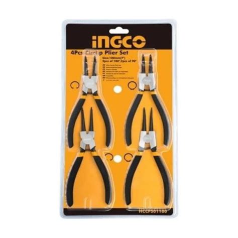 Set De 4 Pinces Circlip En Acier De Carbone