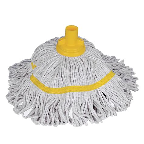 Jansan Hygiemix Synthetic Socket G Mop Heads Yellow Cleaning Products