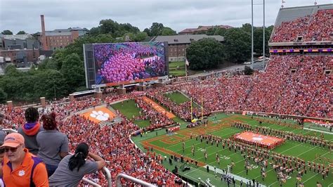 Clemson Vs Furman Hill Intro Youtube